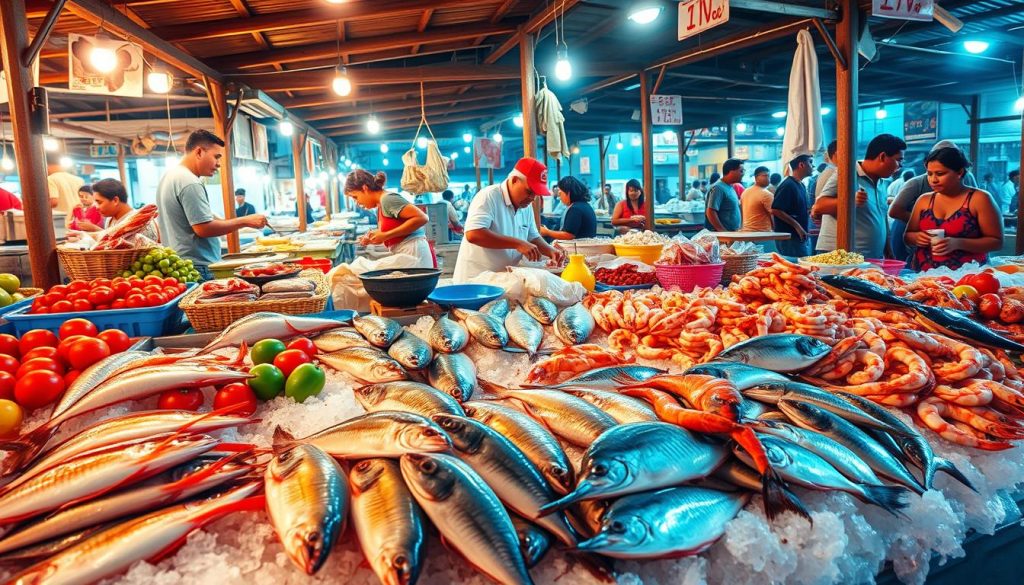 santa marta market seafood